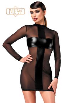 F369 Crossfire Mesh & Wetlook Minikleid
